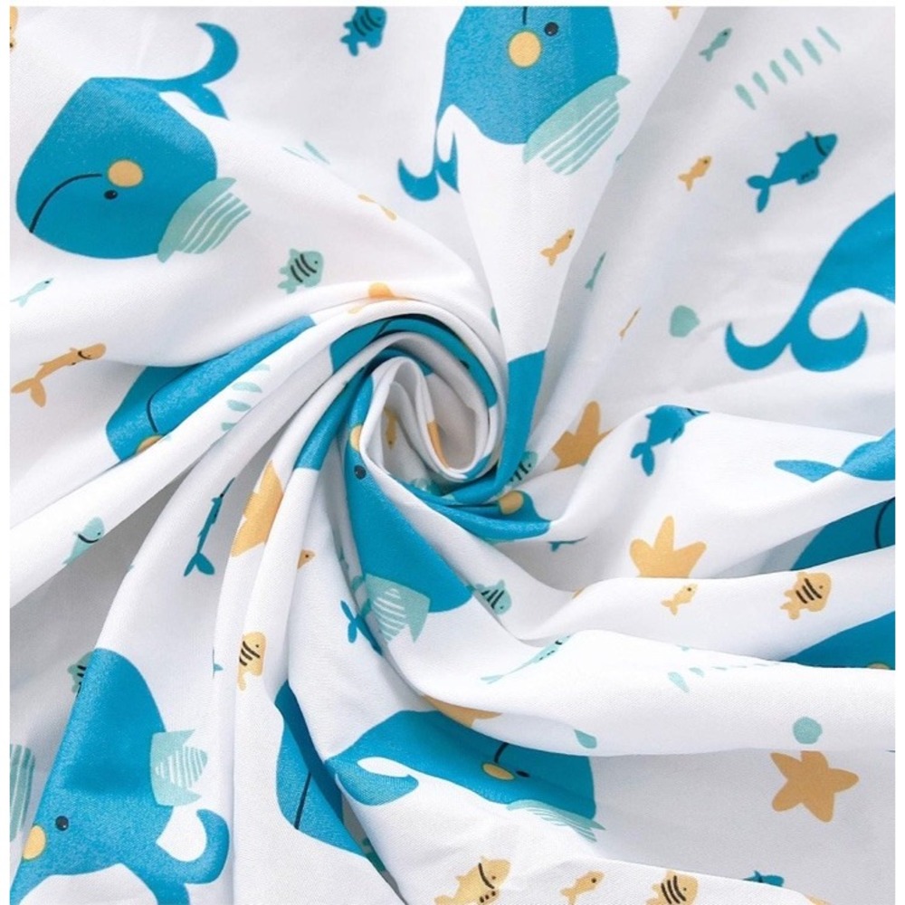 Biloban Crib Sheets Fitted Sheets Whales 2pk 52"x 28"NIB (box damaged not item) - Picture 16 of 16